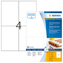 etiket herma 10773 105x148mm weerbestendig wit 320stuks