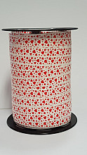 krullint hartjes malo 10mm x 250 meter wit rood