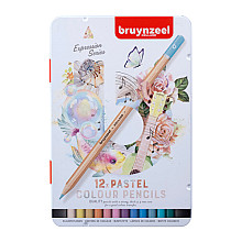 kleurpotlood bruynzeel expression set 12 stuks pastel