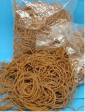elastiek 60x1 5mm bruin