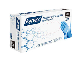 handschoen hynex nitril l blauw 3.5g pak 100 stuks