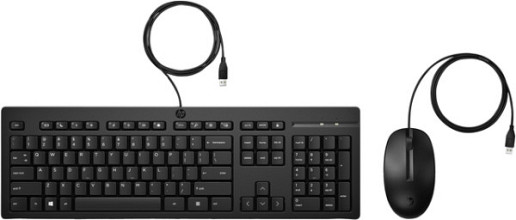 toetsenbord muis hp 225 qwerty zwart