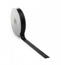 satijnlint premium double face 16mm x 25 meter zwart