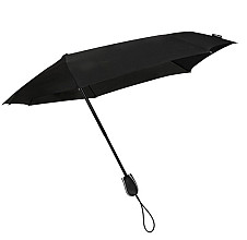 paraplu stormaxi opvouwbaar 90cm handmatige sluiting windproof zwart