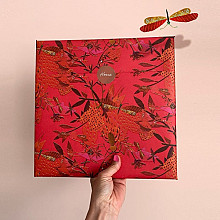 cadeaupapier 30cm dessin 488 lava red
