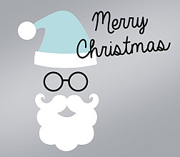 etiket sticker kerst kerstman merry christmas 500 stuks