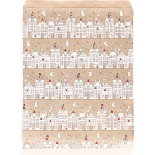 cadeauzakjes sint 15x22cm dessin 6203 sint op dak 100 stuks