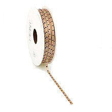 kerst lint small stars 3mm x 50 meter goud