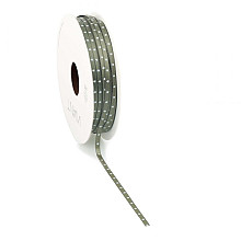 kerst lint small stars 3mm x 50 meter groen