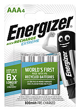 batterij oplaadbaar energizer 4xaaa 800mah