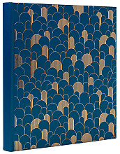 fotoalbum exacompta 29x32cm 60 zwarte pagina s n o d co blauw