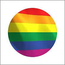 etiket sticker rond 39mm 250 stuks regenboog