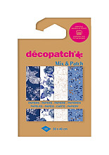 hobbypapier d copatch 30x40cm set 4 vel thema shades of blue