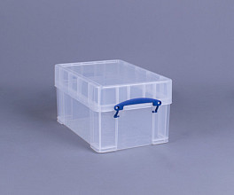opbergbox really useful 9 liter xl 395x255x205mm transparant wit