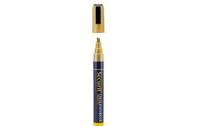 krijtstift securit sma 510 platte punt 2 6mm goud