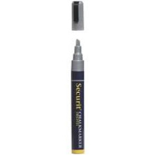 krijtstift securit sma 510 platte punt 2 6mm zilver