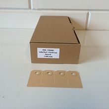 kartonnen labels nr. 0 25x50mm 1000 stuks