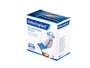 elastische blauwe textielpleister detectaplast 6cmx5m