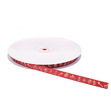 satin sint ribbon rood 12mm x 100 meter
