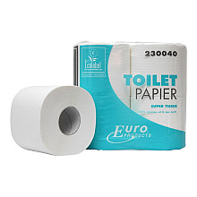 toiletpapier euro cellulose   2 laags 400 vel 40 rollen 230040 