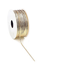 circle cord 3mm x 50 meter goud