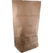 vuilniszak 60x80cm papier 100 gram   rol 25st bruin kraft
