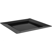 plastic bord herbruikbaar vierkant 1 vaks pp 20x20cm 20 stuks