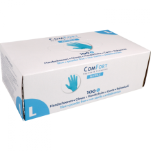 handschoen nitril en poedervrij blauw 100 stuks large