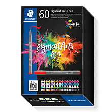 brushpen staedtler pigmentarts set 60 kleuren
