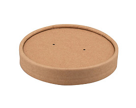 deksel voor kraft paper cup rond 98mm transparant 50 stuks