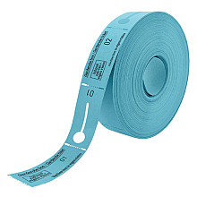 garderobebonnen combicraft nummering 1 t m 500 blauw 500 stuks