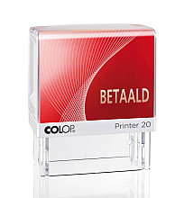 tekststempel colop printer 20 l betaald rood