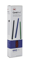 bindrug gbc 8mm 21rings a4 blauw 100 stuks