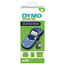labelprinter dymo letratag 100h draagbaar abc 12mm blauw