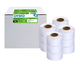 etiket dymo labelwriter adressering 28x89mm 12 rollen 130 stuks wit