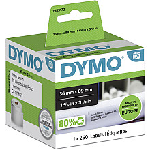 etiket dymo labelwriter adressering 36x89mm 1 rol 260 stuks wit