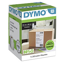 etiket dymo labelwriter 5xl verzendlabel 104x159mm 1 rol 220 stuks wit