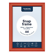 kliklijst europel a4 25mm rood