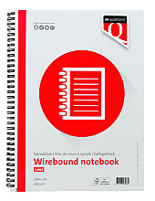 spiraalblok quantore a4 lijn spiraal 100vel 70gr