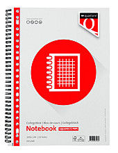 collegeblok quantore a4 ruit 5mm 23 gaats 100 vel 70gr