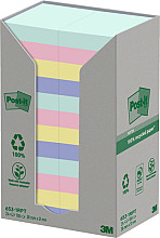 memoblok post it 653 rpt 38x51mm rainbow pastel 24 stuks