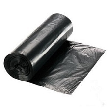 vuilniszak hdpe 60x80cm zwart 25mu   set 20st