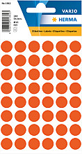 etiket herma 1862 rond 12mm rood 240stuks