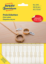 etiket avery zweckform 3335 49x10mm wit 924stuks