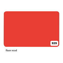 etalagekarton folia 1 zijdig 48x68cm 380gr nr929 fluor rood