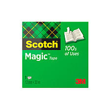 plakband scotch magic 810 12mmx33m onzichtbaar mat