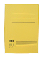 dossiermap quantore folio 250gr geel