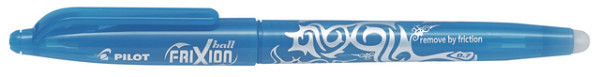 rollerpen pilot frixion medium lichtblauwturquoise