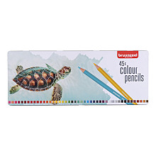 kleurpotloden bruynzeel creatives schildpad assorti blik 45 stuks