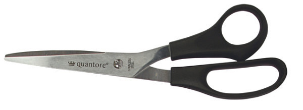 schaar quantore 210mm plastic handvat zwart